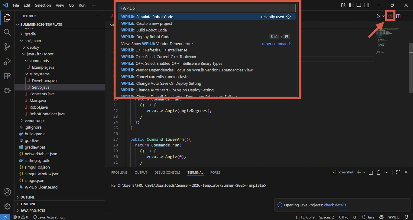 WPILib Commands